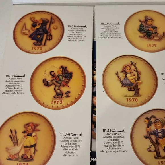Vintage M.J. Hummel 1983 postman plate - Picture 4 of 9